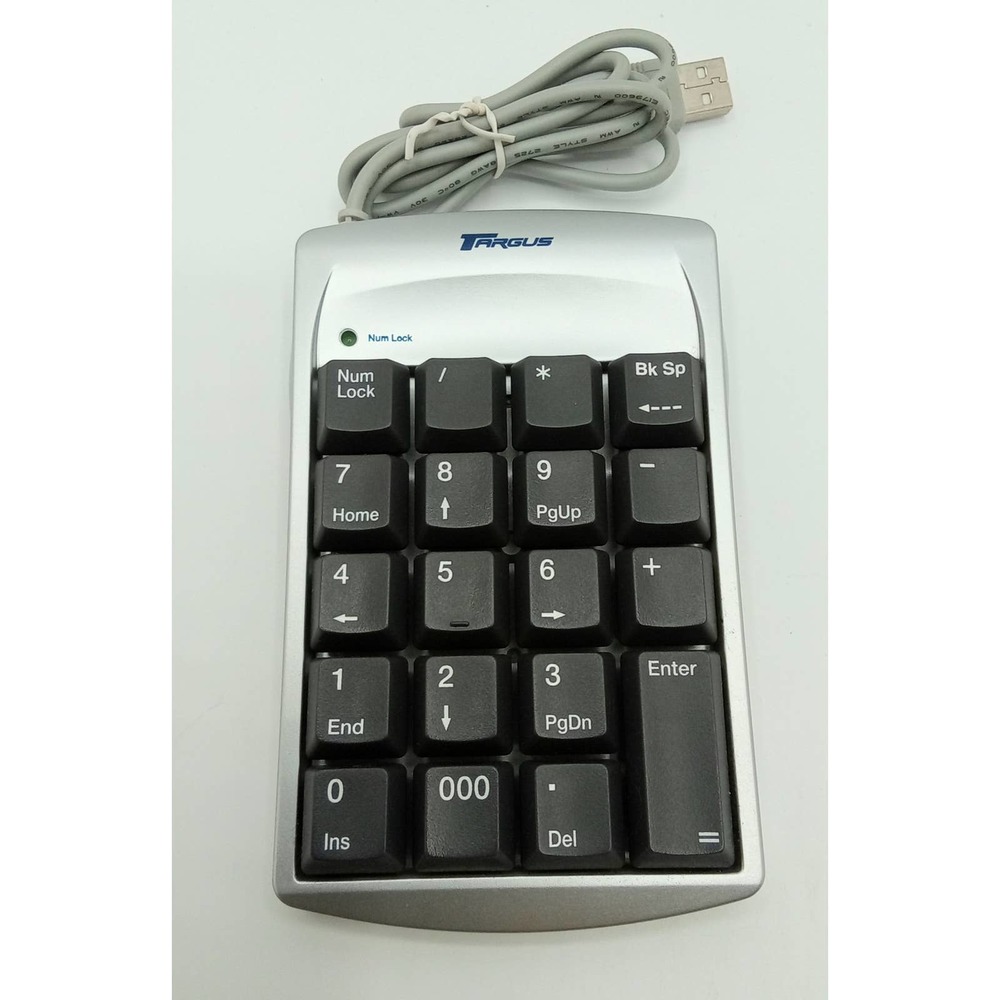 TARGUS PAUK10 USB Wired Number Keyboard Pad for Laptop or PC